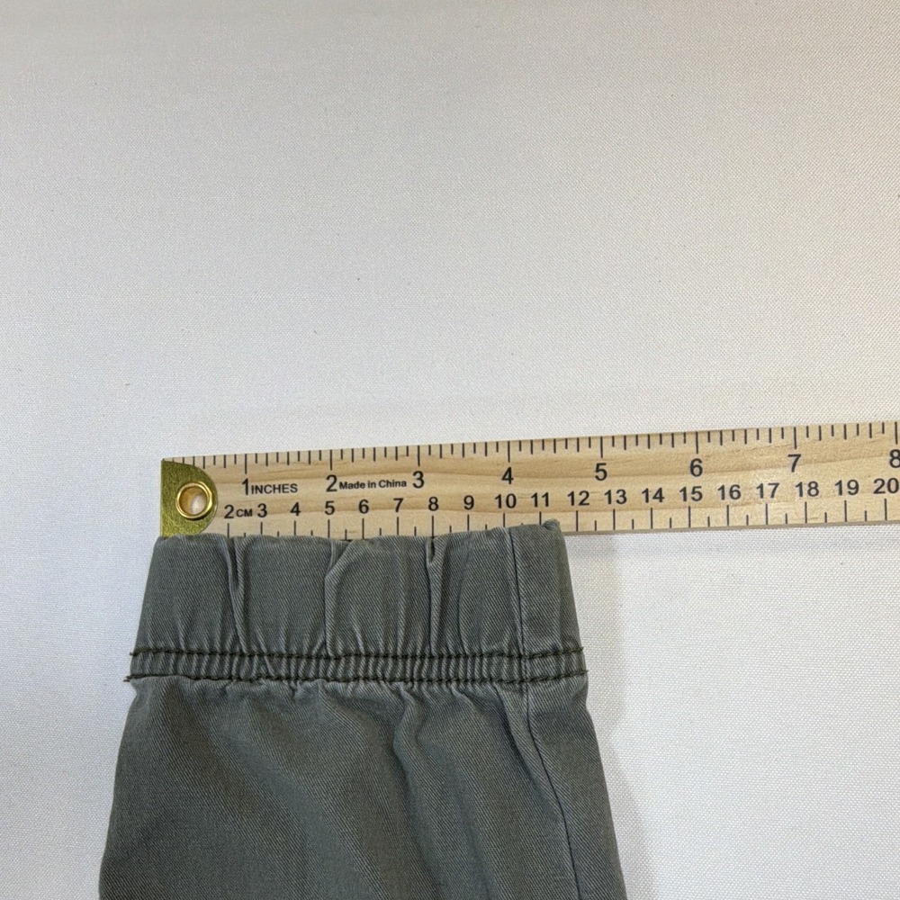 Wrangler Boys Green Solid Cargo Jogger Pants Drawstring Elastic Waist 12 - Picture 5 of 13